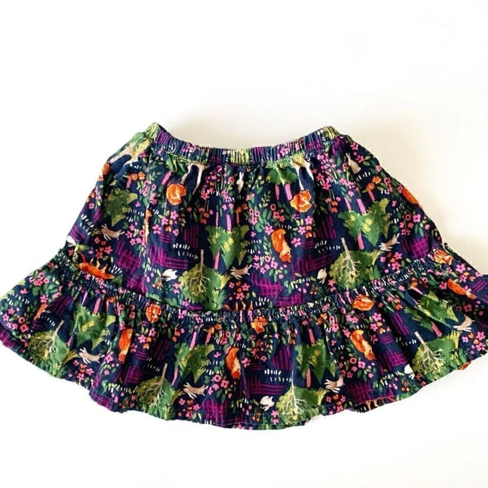 Lands End Cord Skirt 5-6 Years 5T